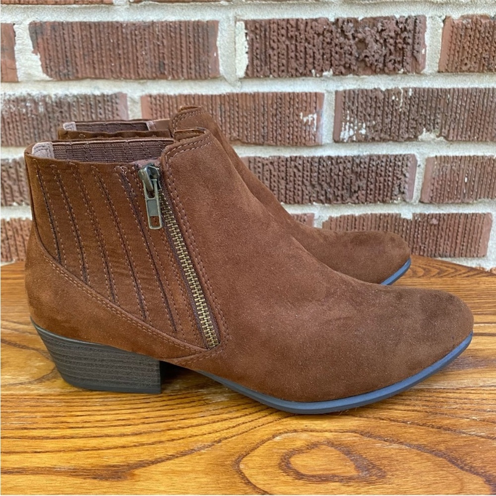 ESPRIT Womens Tracy-E Suede Almond Toe Ankle Cold Weather Boots Side 9